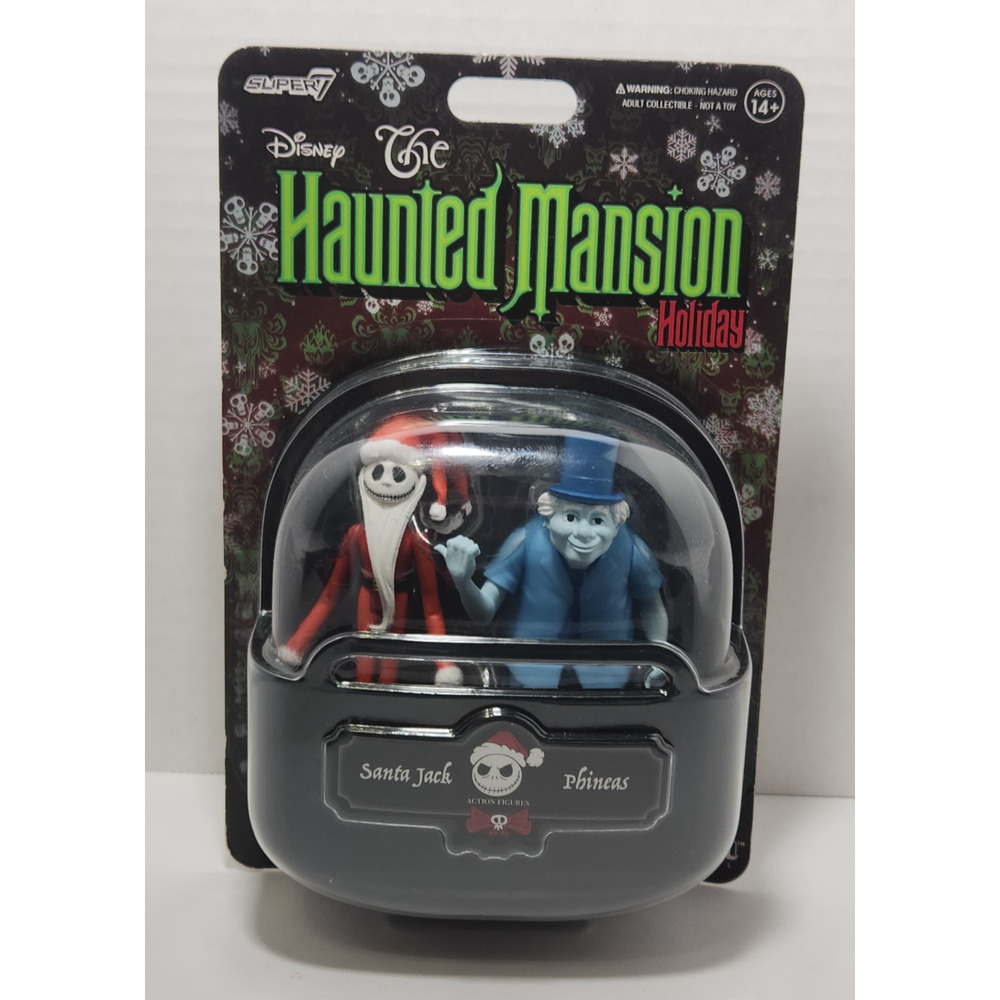 Disney Haunted Mansion Holiday Nightmare Christmas Jack Phineas Super7 Figure